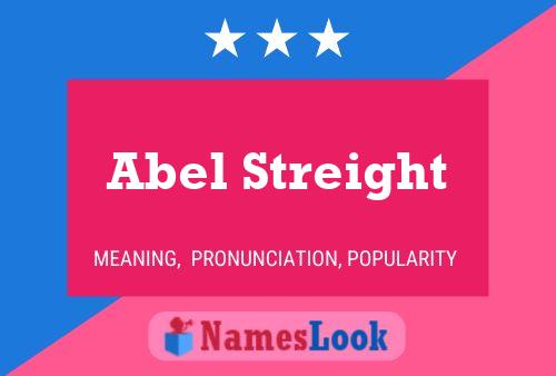 Abel Streight 名字海报