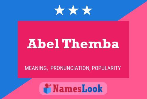 Abel Themba 名字海报