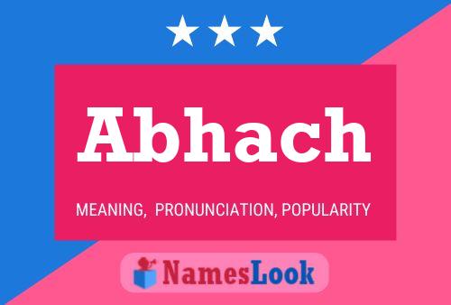 Abhach 名字海报