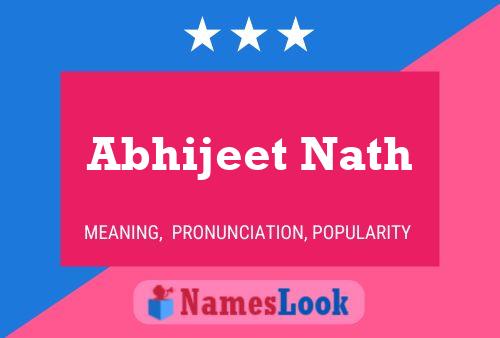 Abhijeet Nath 名字海报