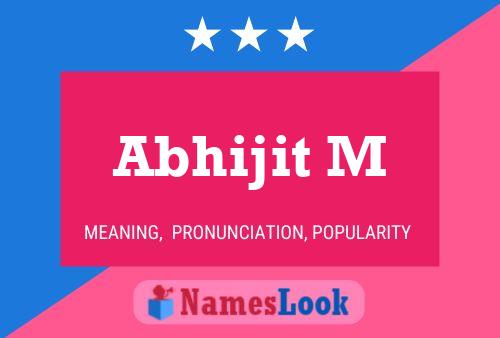 Abhijit M 名字海报