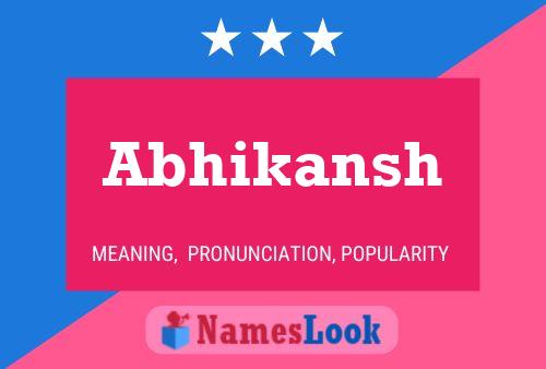 Abhikansh 名字海报