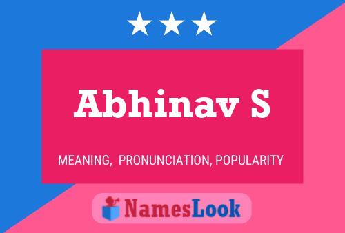 Abhinav S 名字海报