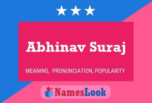 Abhinav Suraj 名字海报