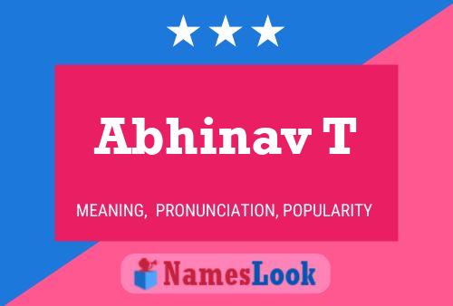 Abhinav T 名字海报