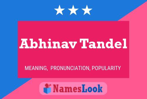 Abhinav Tandel 名字海报