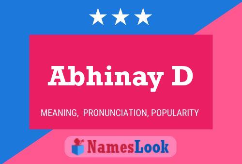 Abhinay D 名字海报