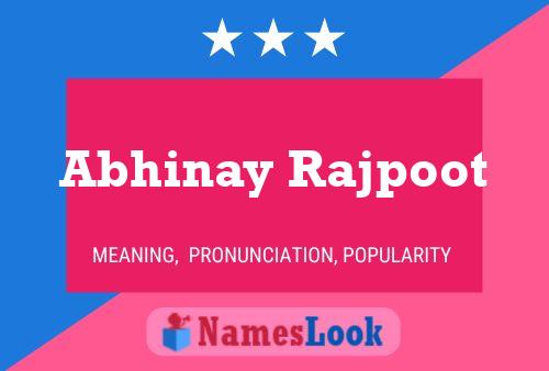 Abhinay Rajpoot 名字海报