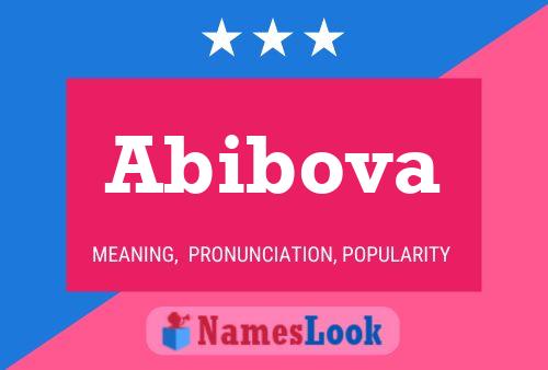 Abibova 名字海报