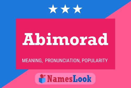 Abimorad 名字海报