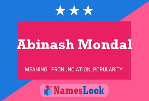 Abinash Mondal 名字海报