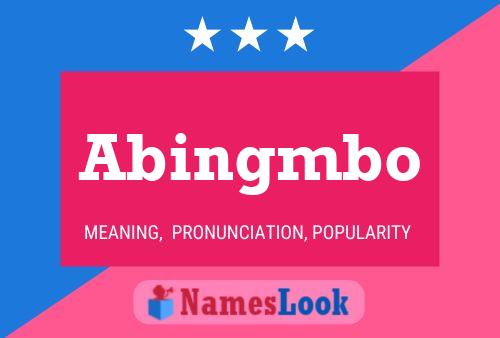 Abingmbo 名字海报