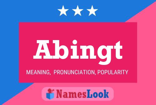 Abingt 名字海报