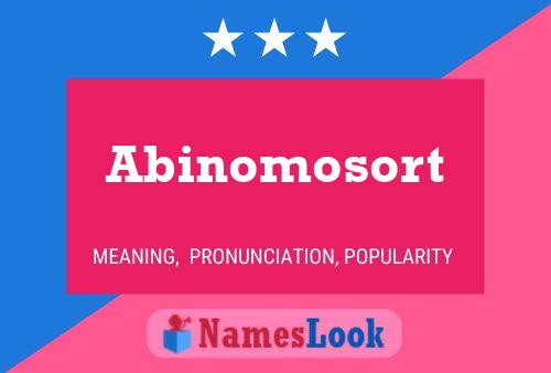 Abinomosort 名字海报