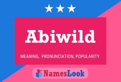 Abiwild 名字海报