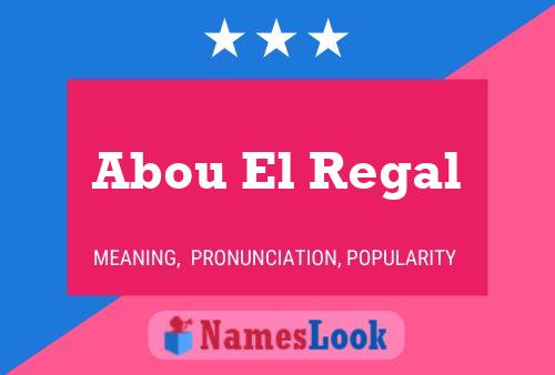 Abou El Regal 名字海报