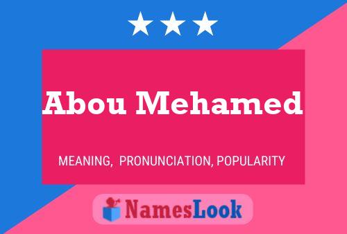 Abou Mehamed 名字海报