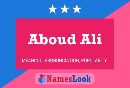 Aboud Ali 名字海报