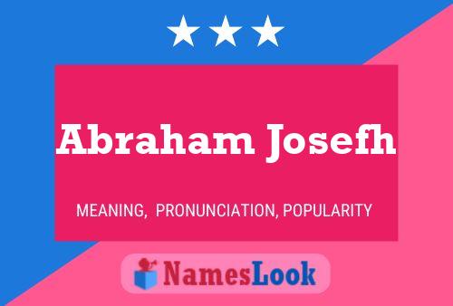 Abraham Josefh 名字海报