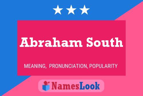 Abraham South 名字海报