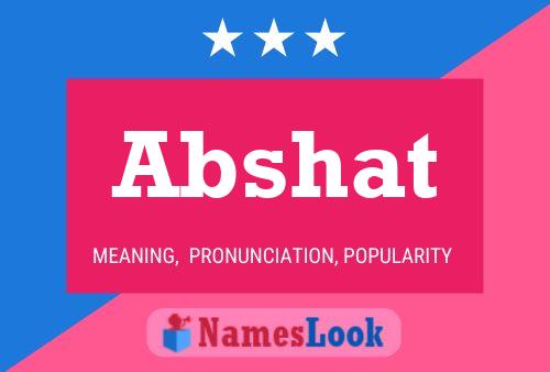 Abshat 名字海报