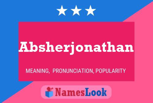 Absherjonathan 名字海报