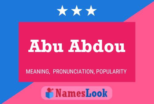 Abu Abdou 名字海报