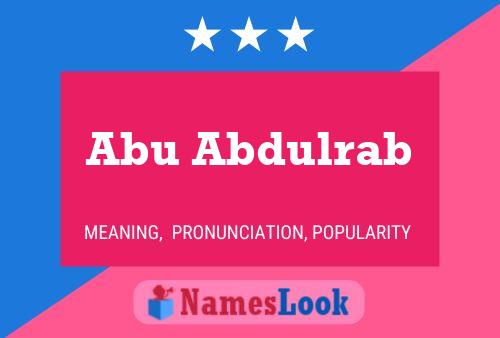 Abu Abdulrab 名字海报