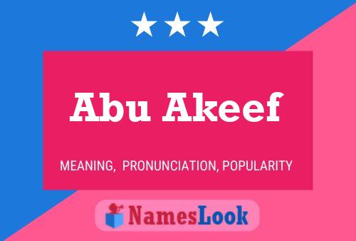 Abu Akeef 名字海报