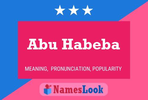 Abu Habeba 名字海报