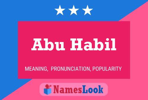 Abu Habil 名字海报