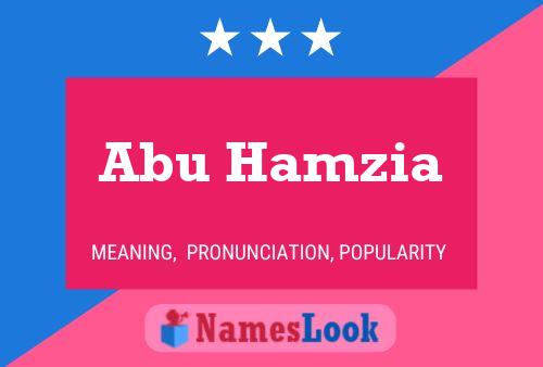 Abu Hamzia 名字海报