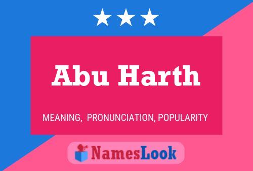 Abu Harth 名字海报