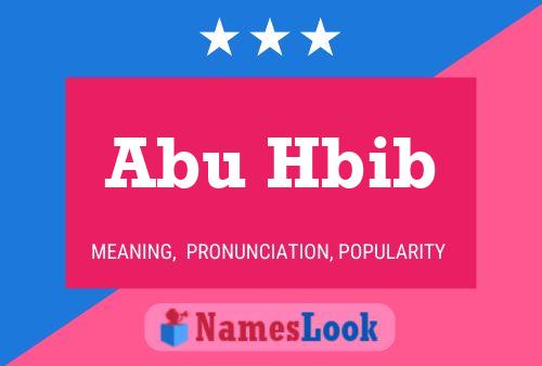 Abu Hbib 名字海报