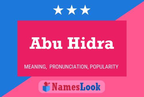 Abu Hidra 名字海报