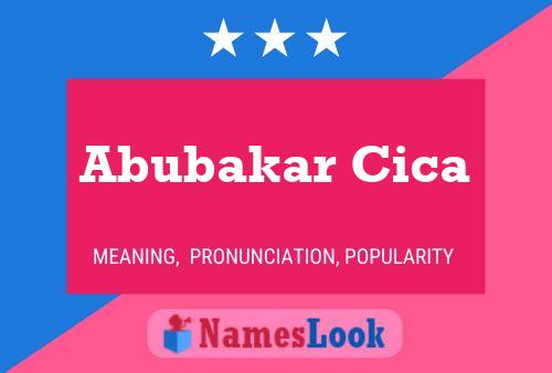 Abubakar Cica 名字海报