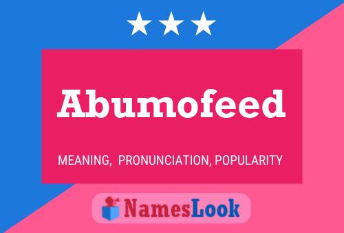 Abumofeed 名字海报