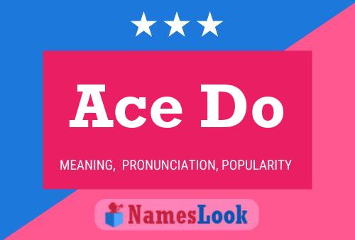 Ace Do 名字海报