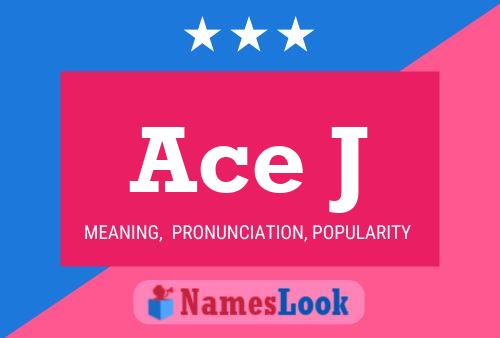 Ace J 名字海报