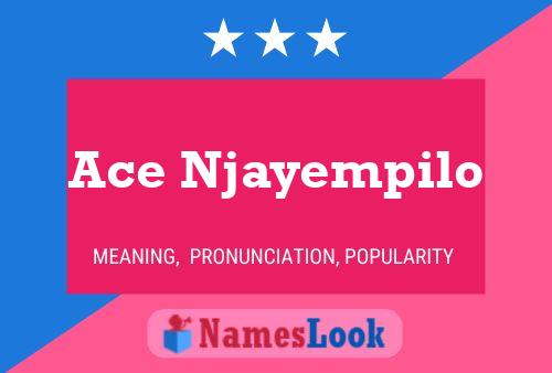 Ace Njayempilo 名字海报