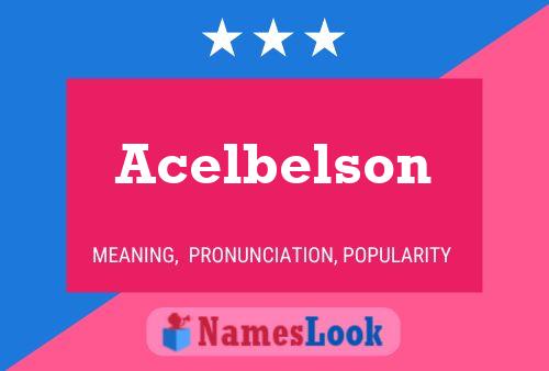 Acelbelson 名字海报