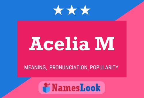 Acelia M 名字海报