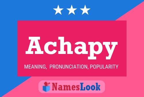 Achapy 名字海报