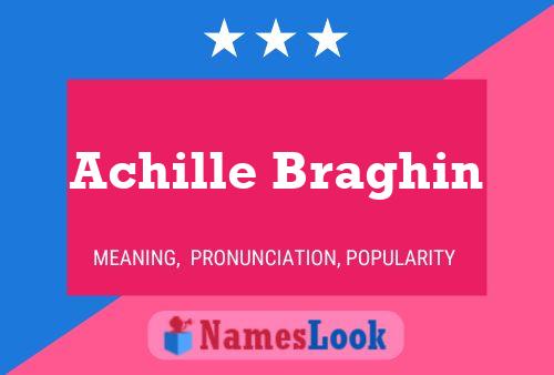 Achille Braghin 名字海报