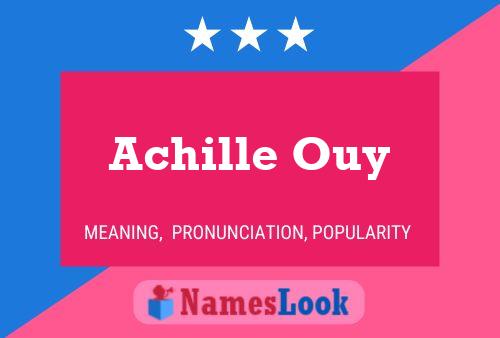 Achille Ouy 名字海报