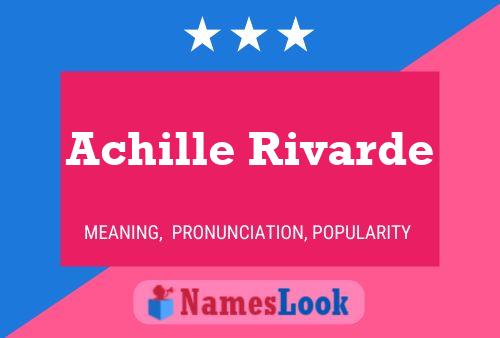 Achille Rivarde 名字海报