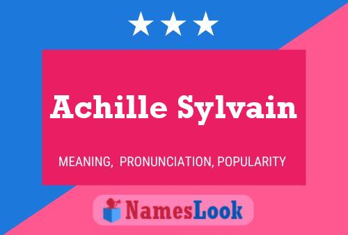 Achille Sylvain 名字海报