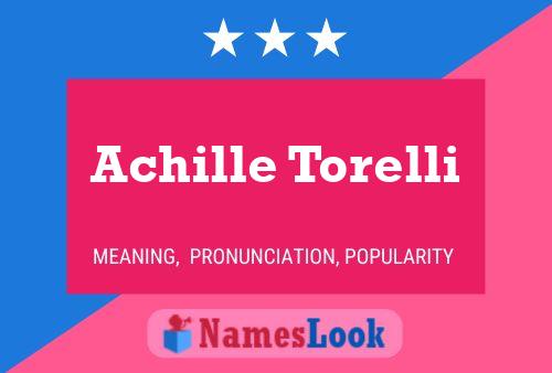 Achille Torelli 名字海报