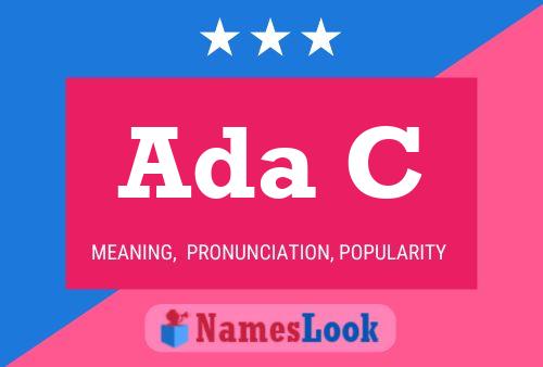 Ada C 名字海报