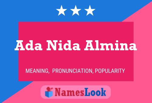 Ada Nida Almina 名字海报